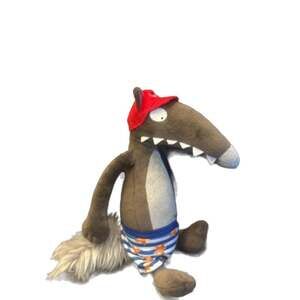 Auzou Le Loup The Little Wolf 10 Plush Stuffed Doll